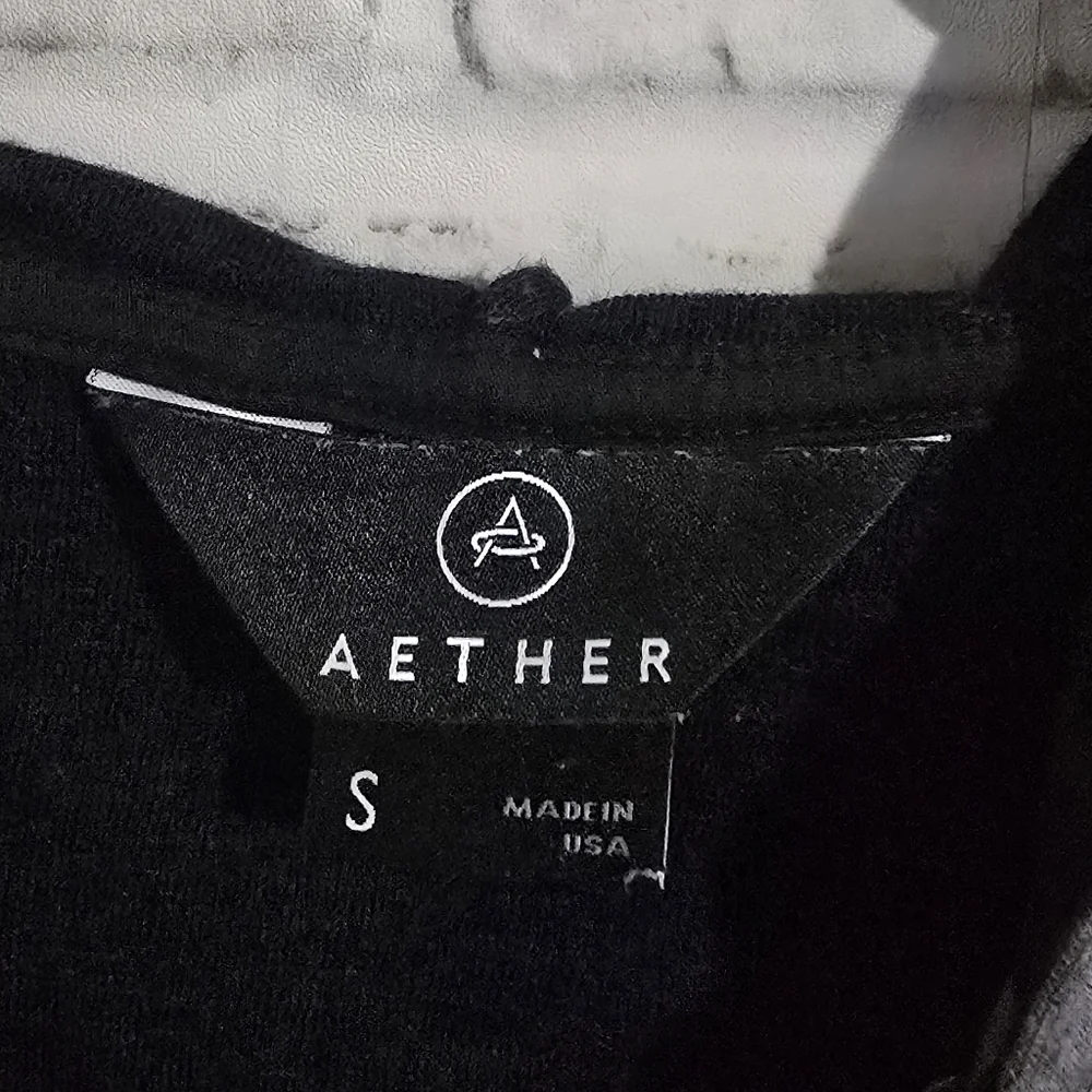 Aether Relay Wool Blend‎ Full Zip Hoodie Grey Size S